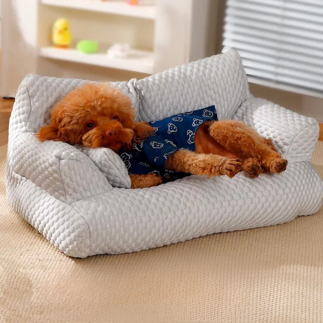 Canapé pour chien rafraîchissant en tissu respirant