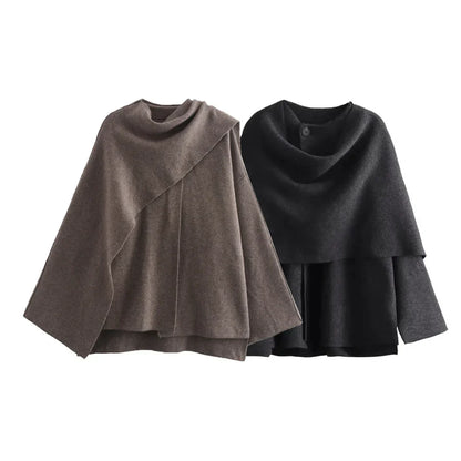 Cape chic et confortable - tissu doux