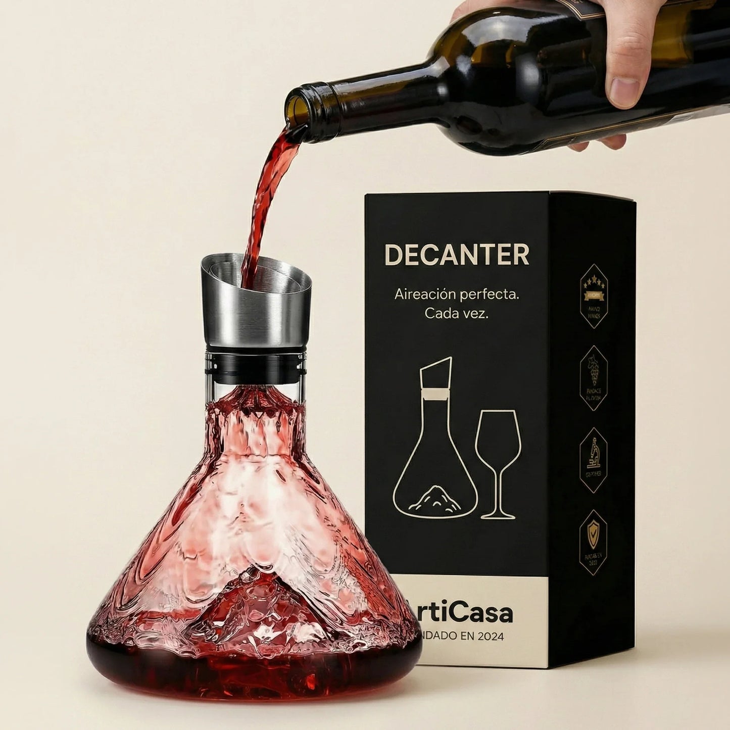 Carafe à décanter le vin