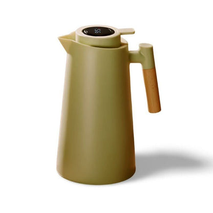 Carafe isotherme en acier inoxydable avec thermomètre – élégante et fonctionnelle 1 L