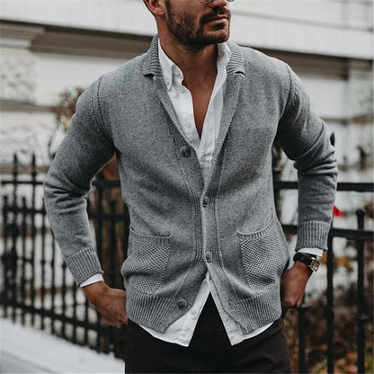 Cardigan boutonné pour homme