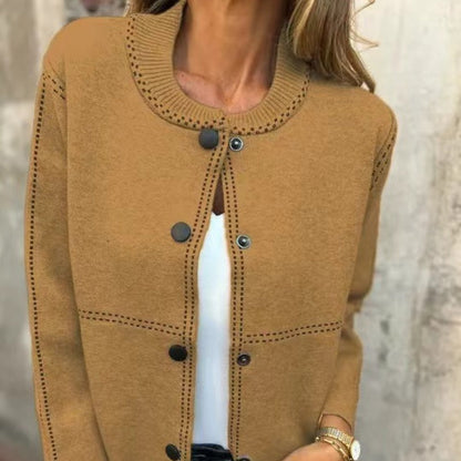 Cardigan femme boutonné devant