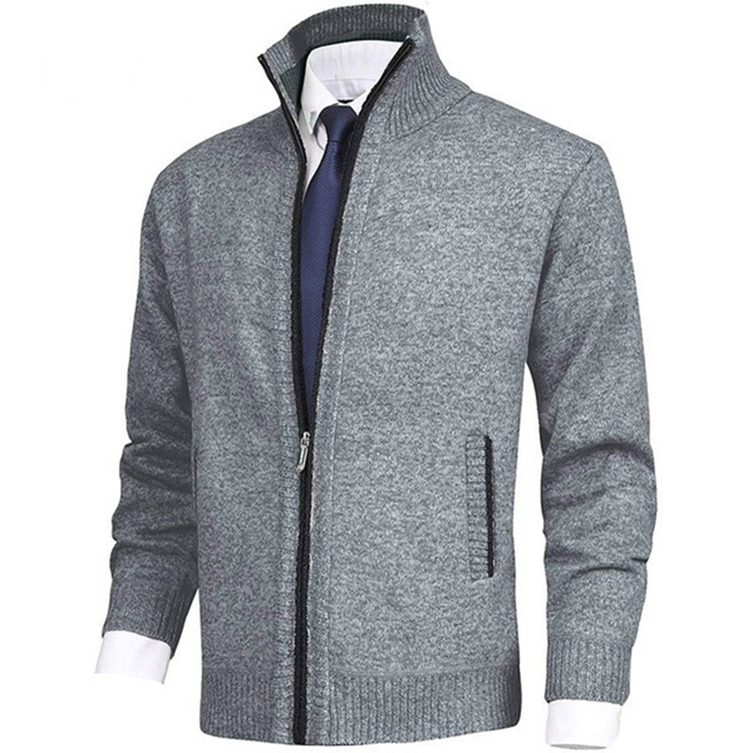Cardigan homme à fermeture zippée intégrale