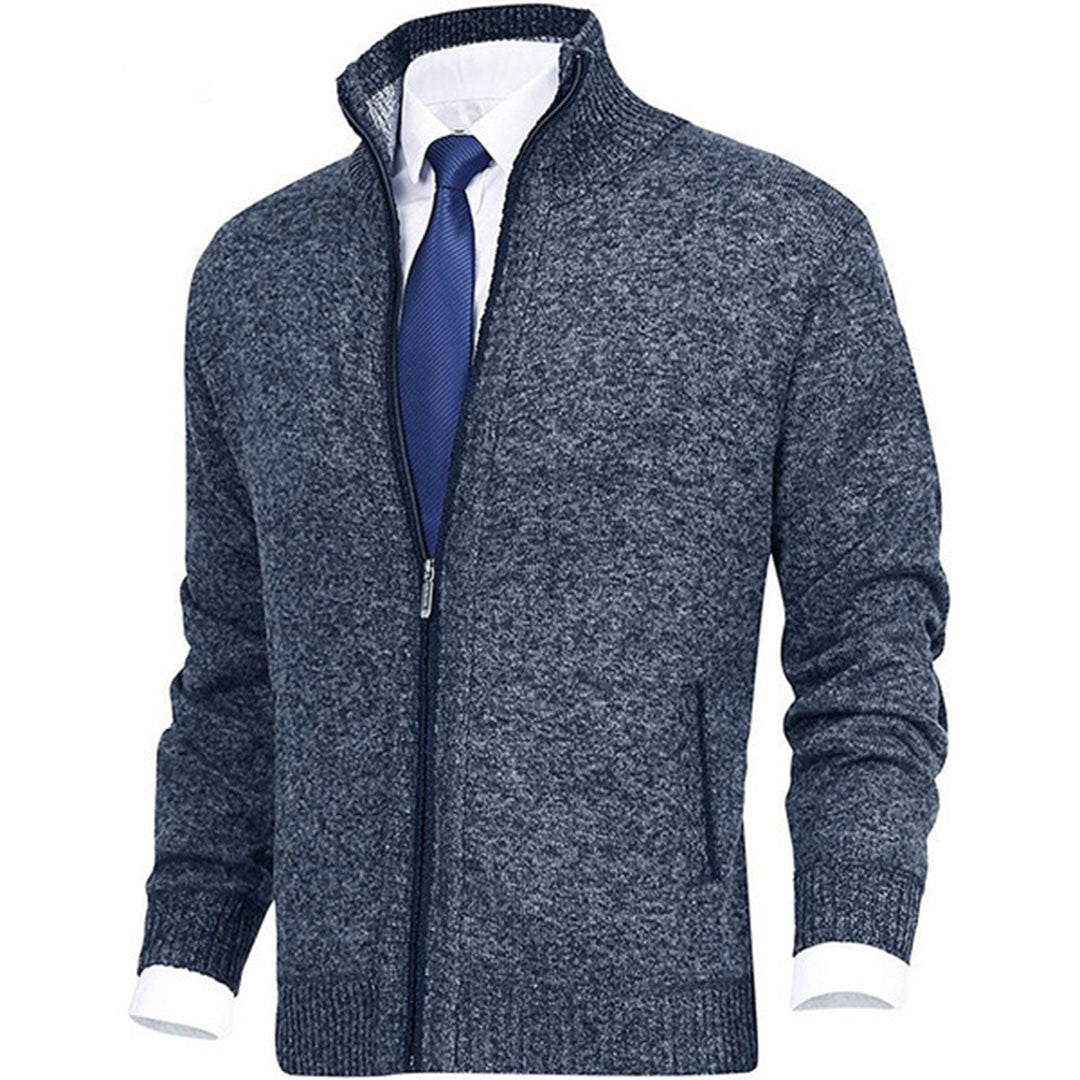 Cardigan homme à fermeture zippée intégrale