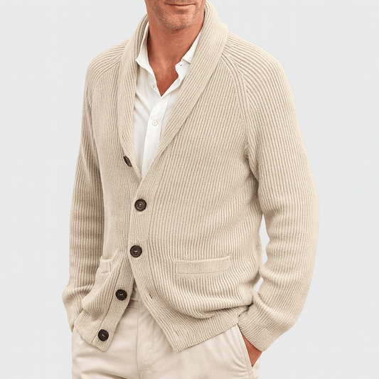Cardigan homme boutonné