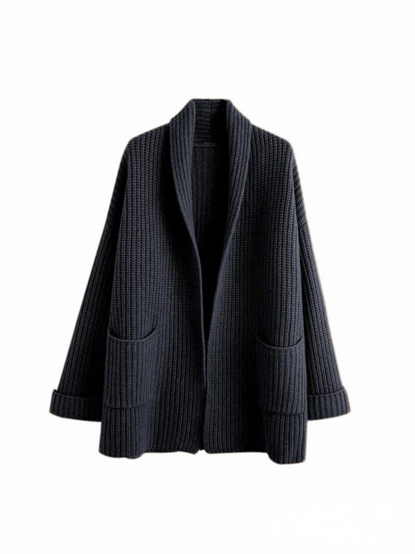 Cardigan oversize femme ouvert devant