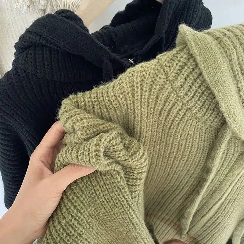 Cardigan zippé en maille pour femme