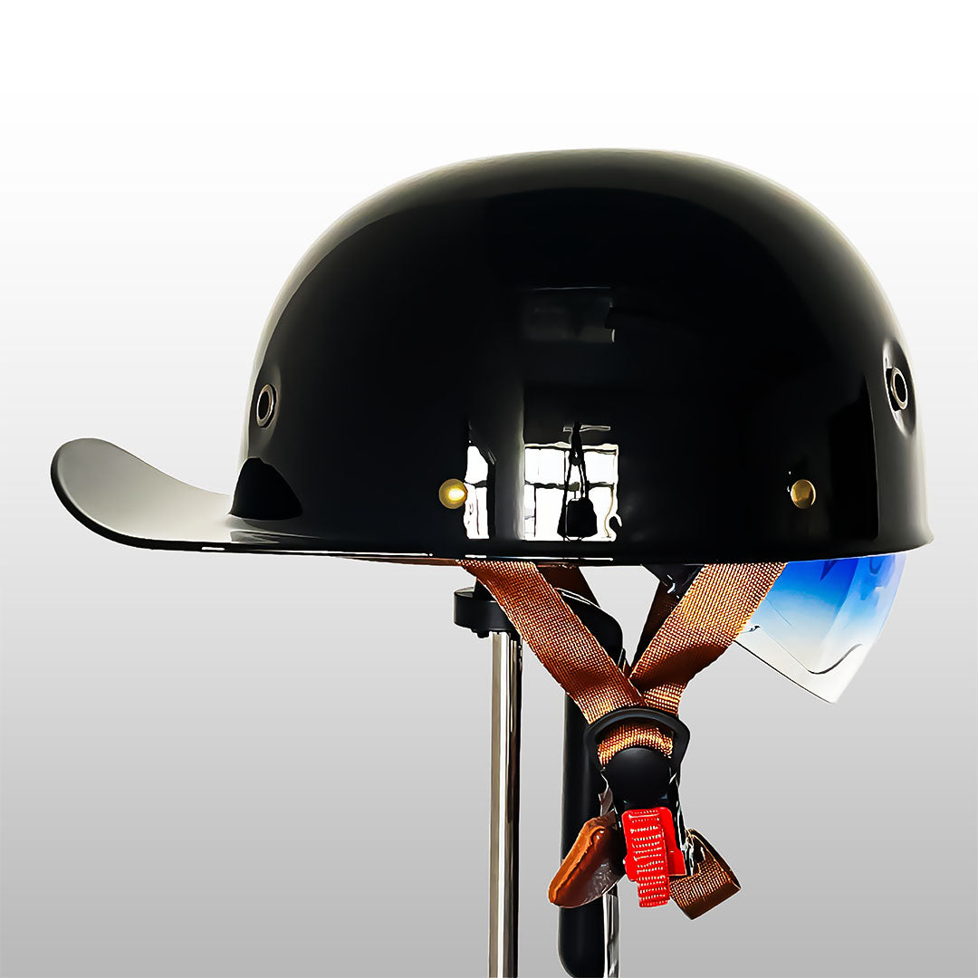 Casque de moto style casquette de baseball