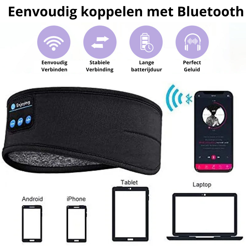 Casque de sommeil sans fil et masque pour les yeux