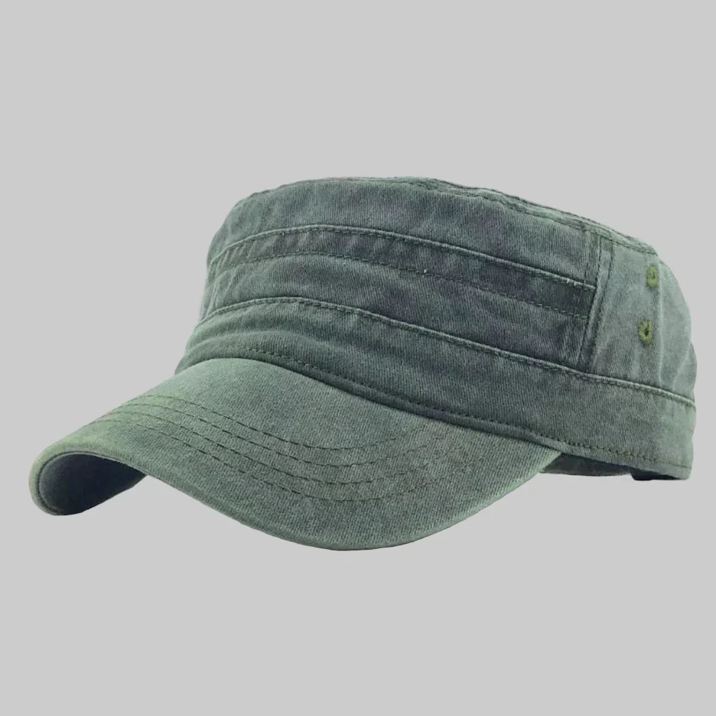 Casquette militaire rétro pour homme – style militaire classique avec touches contemporaines