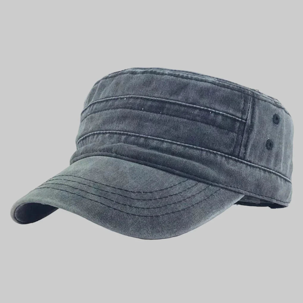 Casquette militaire rétro pour homme – style militaire classique avec touches contemporaines