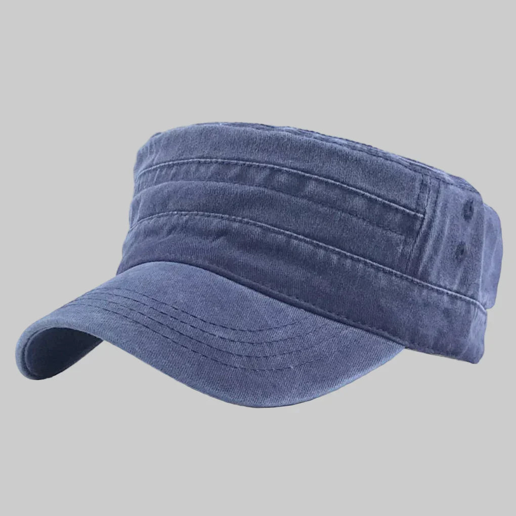 Casquette militaire rétro pour homme – style militaire classique avec touches contemporaines
