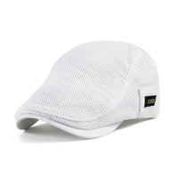 Casquette plate de conducteur en mesh respirante pour homme