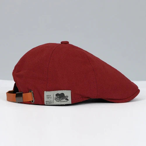 Casquette plate élégante et ajustable pour homme