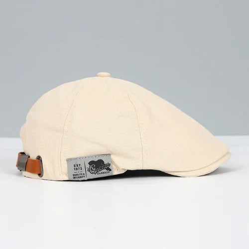 Casquette plate élégante et ajustable pour homme