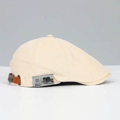 Casquette plate élégante et ajustable pour homme