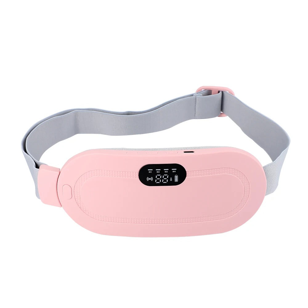 Ceinture chauffante électrique portable avec massage pour le ventre et le dos
