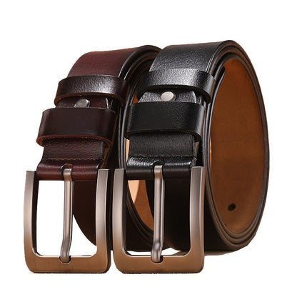 Ceinture classique à bout arrondi finition lisse