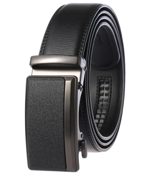 Ceinture de luxe élégante pour homme à boucle automatique