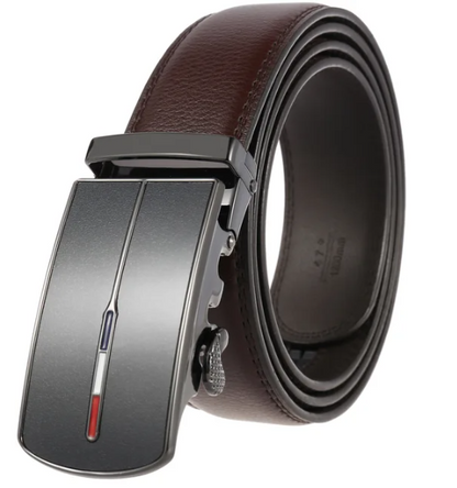 Ceinture de luxe élégante pour homme à boucle automatique