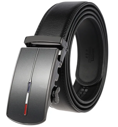 Ceinture de luxe élégante pour homme à boucle automatique