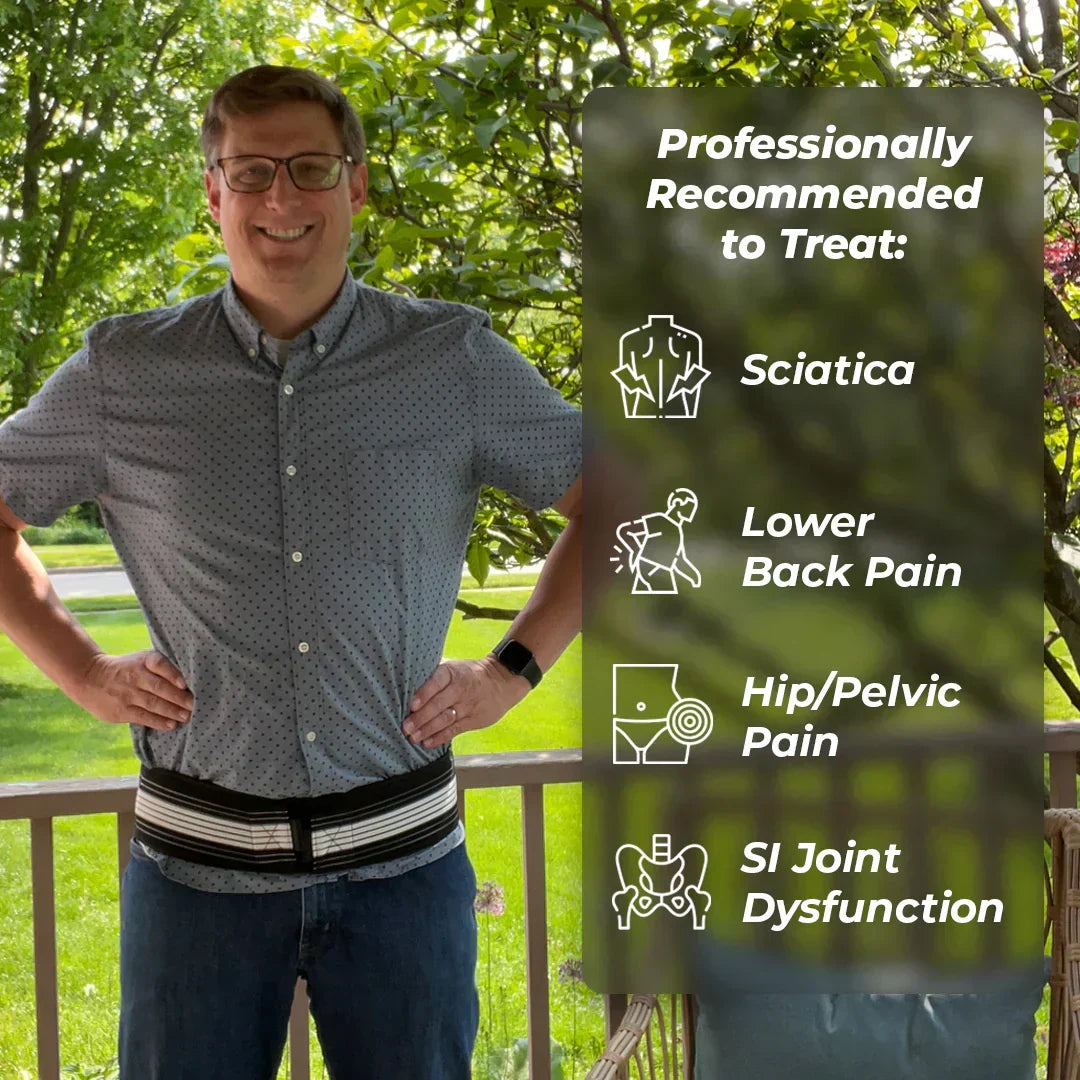 Ceinture de soulagement de la sciatique pour les douleurs du dos et de la hanche