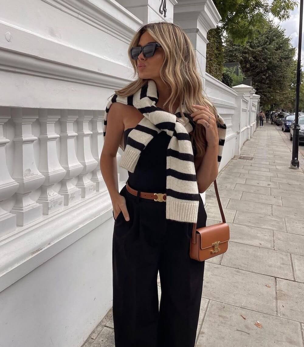 Ceinture femme à boucle dorée, style chic