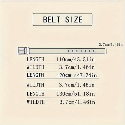 Ceinture homme en cuir véritable à boucle automatique – ceinture en cuir réglable classique
