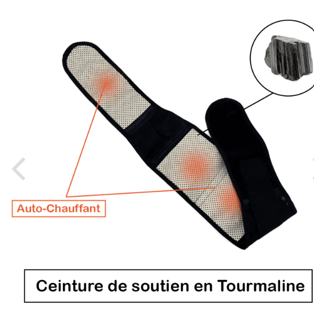 Ceinture lombaire chauffante magnétique
