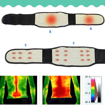 Ceinture lombaire chauffante magnétique