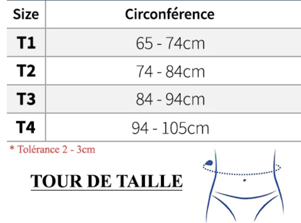 Ceinture lombaire chauffante magnétique