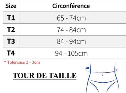 Ceinture lombaire chauffante magnétique