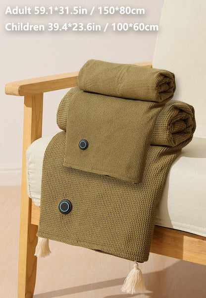 Châle chauffant portable