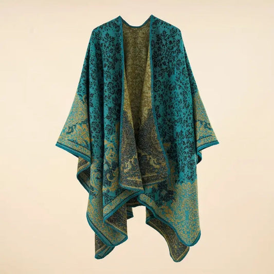 Châle couverture chaud à motif baroque