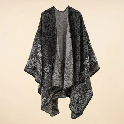 Châle couverture chaud à motif baroque