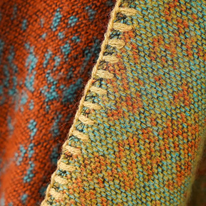 Châle couverture chaud à motif baroque