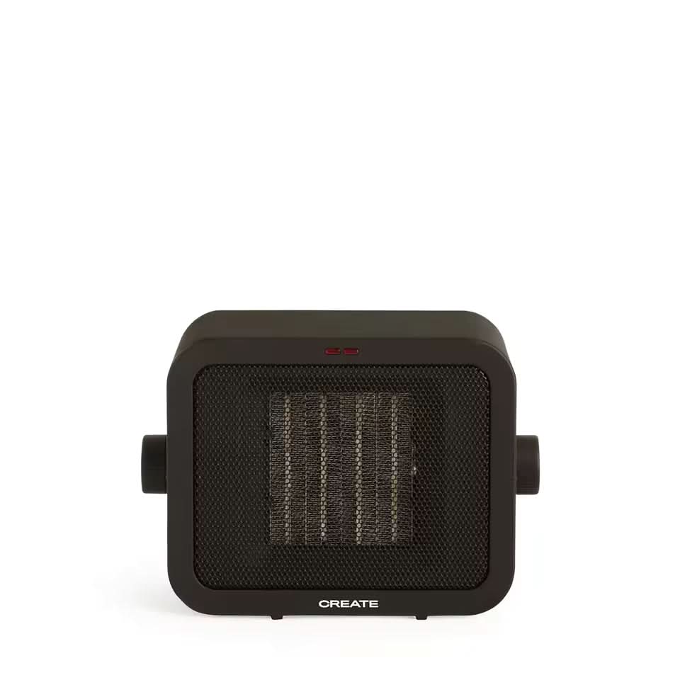 Chauffage d’appoint en céramique portable 1500 W avec protection contre la surchauffe