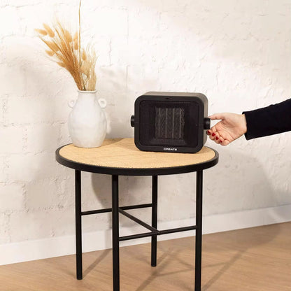 Chauffage d’appoint en céramique portable 1500 W avec protection contre la surchauffe