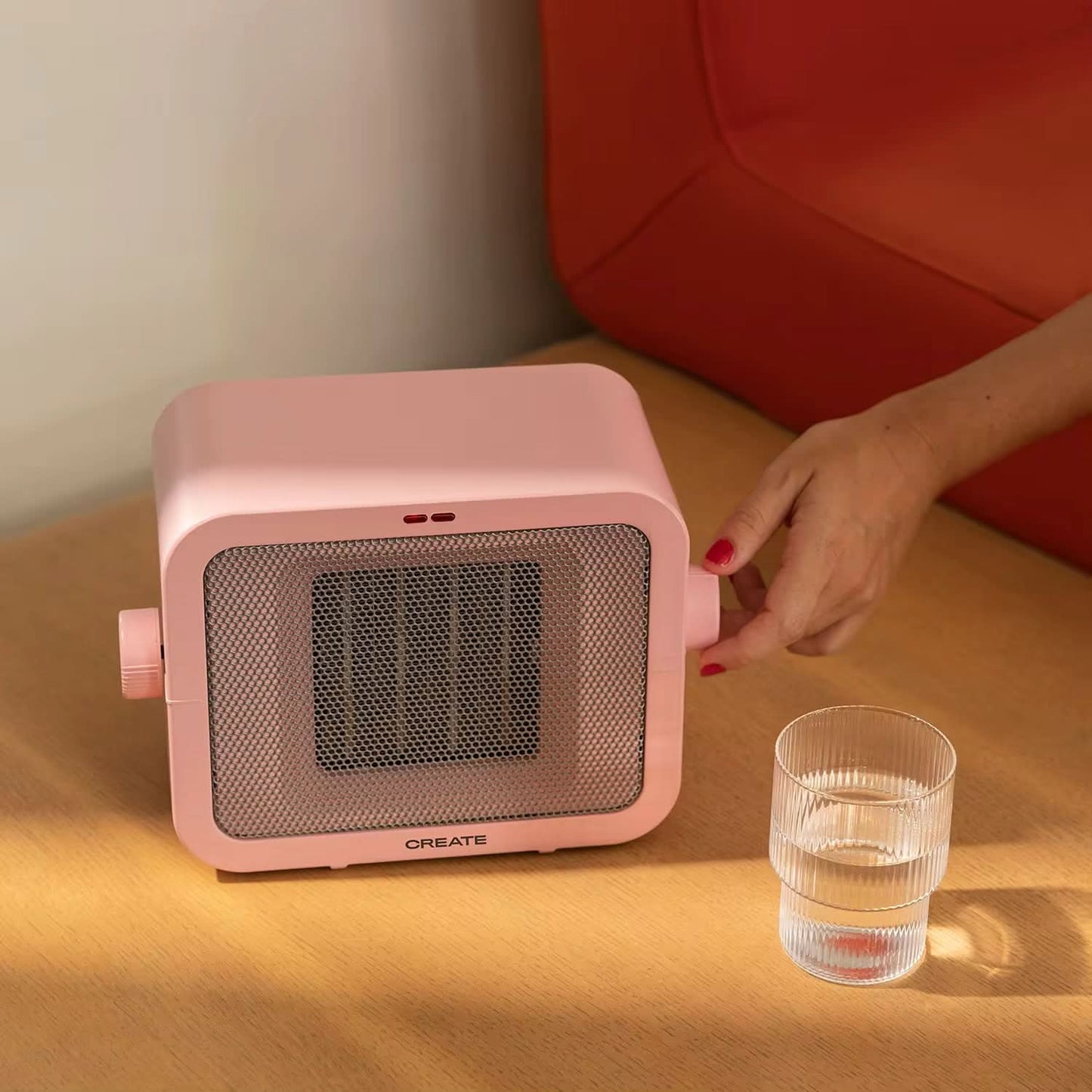 Chauffage d’appoint en céramique portable 1500 W avec protection contre la surchauffe