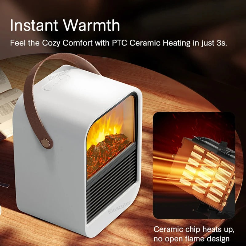 Chauffage électrique portable offrant une chaleur instantanée dans toutes les pièces