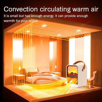Chauffage électrique portable offrant une chaleur instantanée dans toutes les pièces