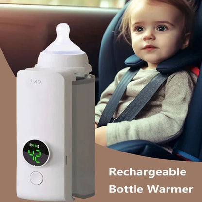 Chauffe-biberon portable rechargeable