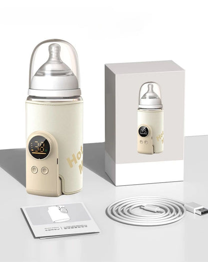 Chauffe-biberon portable sans fil pour les repas en déplacement