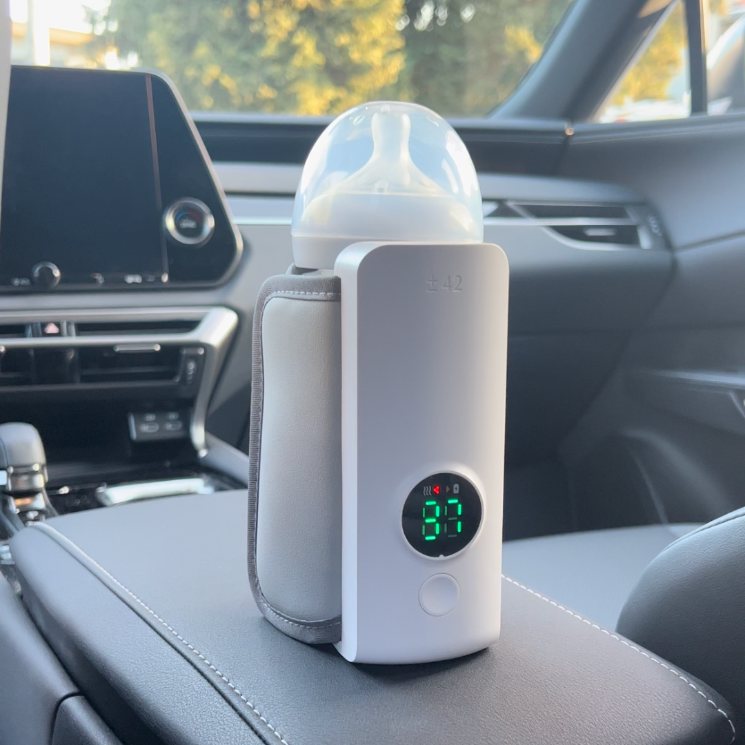 Chauffe-biberon rechargeable - voyage avec bébé
