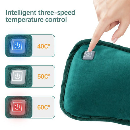 Chauffe-mains électrique portable 2-en-1 rechargeable par USB