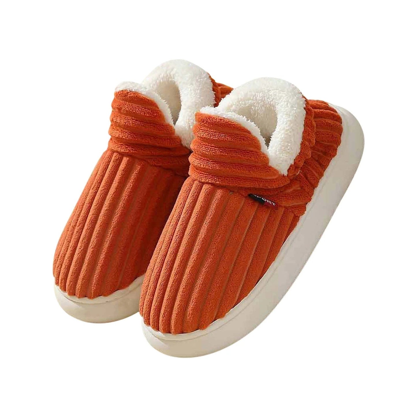 Chaussons avec doublure moelleuse et semelle antidérapante