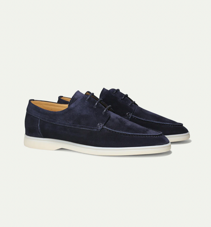 Chaussures bateau décontractées à lacets pour homme