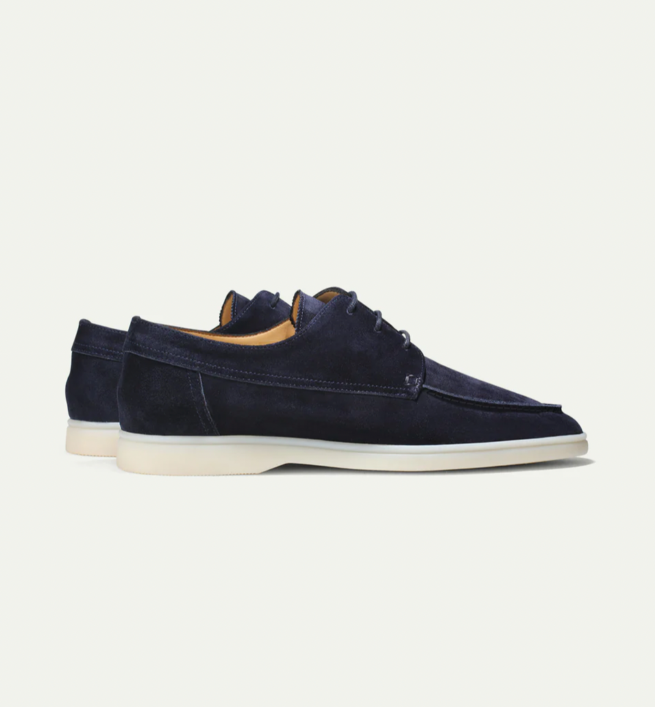 Chaussures bateau décontractées à lacets pour homme