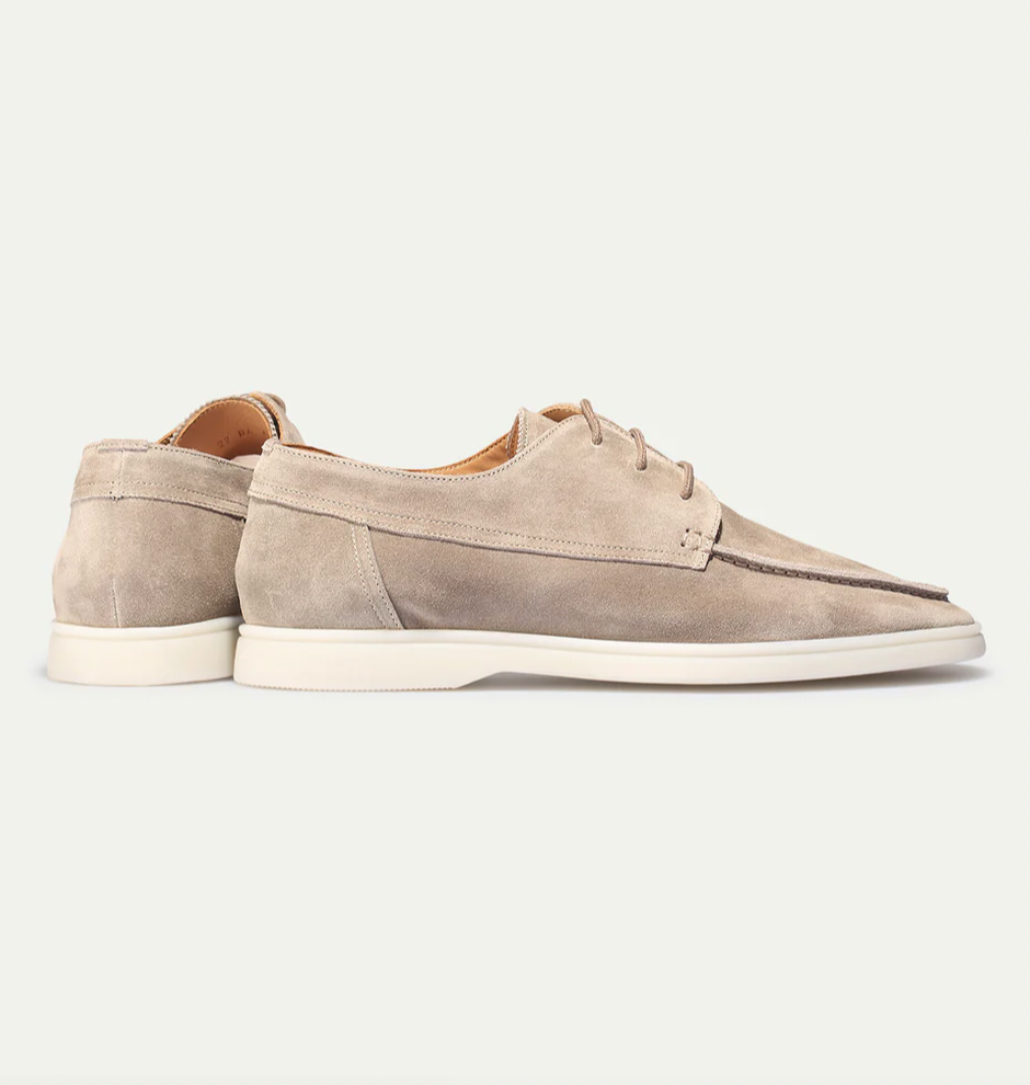 Chaussures bateau décontractées à lacets pour homme