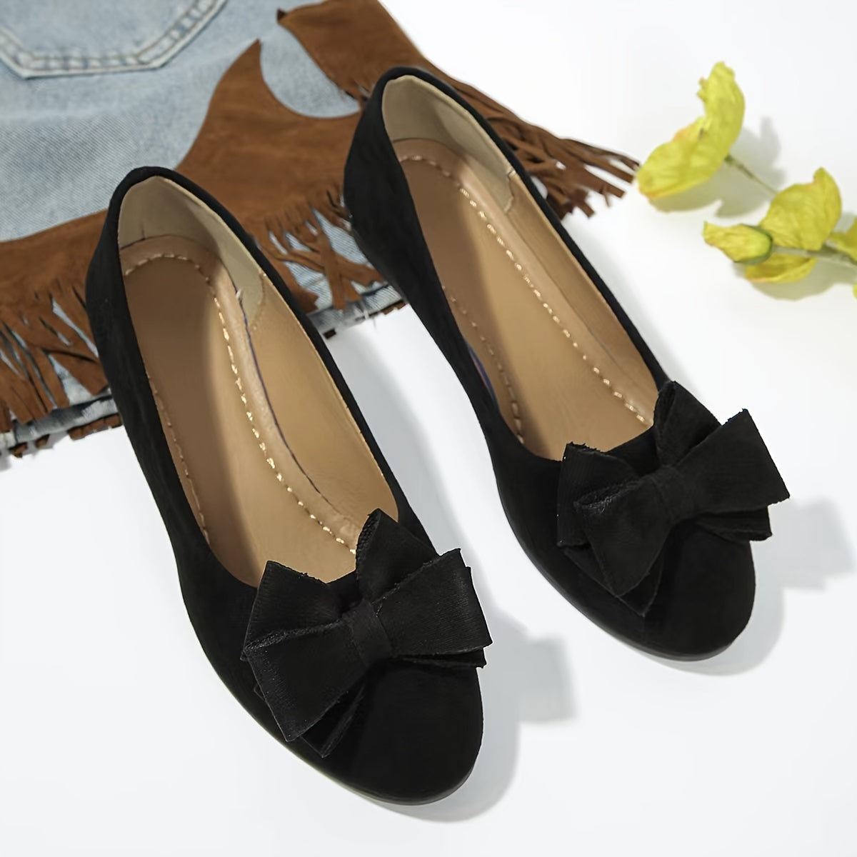 Chaussures compensées femme à nœud